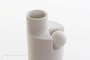 DKD Home Decor Jarrón de Cerámica Blanco NORDIC 9,5x8x20 cm
