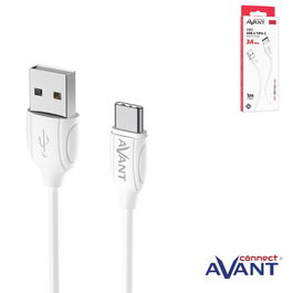 AVANT CONNECT Cable USB a Tipo C de Carga Rápida 3A, CABLE AVANT CONNECT USB A TIPO C 3A CARGA RAPIDA