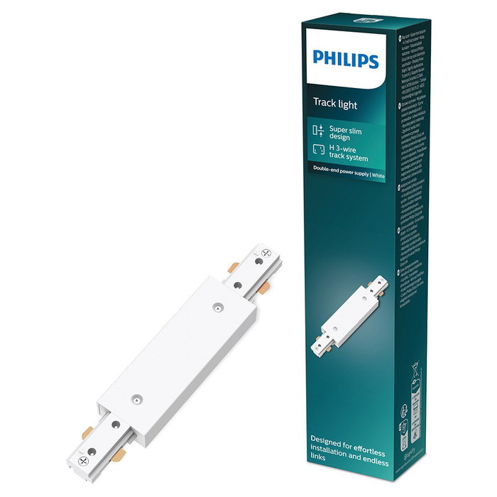 Philips Easylink Fuente de Alimentación Doble 220-240V ~ 1800W Blanco para Sistema de Rieles