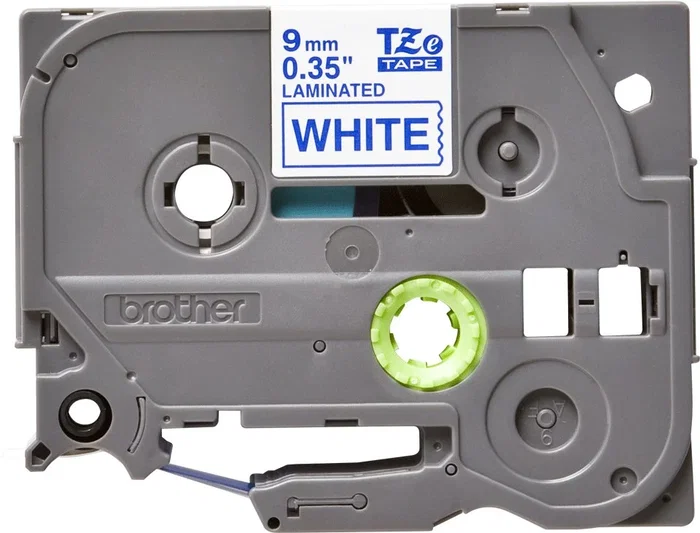 Brother Cinta Laminada TZe223 Azul sobre Blanco 9mm x 8m