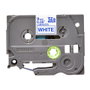 Brother Cinta Rotuladora Laminada TZe223 Azul sobre Blanco 9mm x 8m
