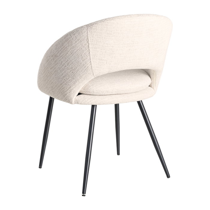 Ixia Silla Crema Tejido-Metal Contract Ixia Silla Crema Tejido-Metal Contract