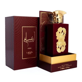 LATTAFA Ansaam Gold Eau de Parfum para Mujer, 100 ml Vaporizador