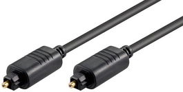 MicroConnect TT620BKAD Cable Toslink a Toslink de 2m, Negro