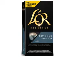 L'or Espresso Fortissimo Intensidad 10 Caja 10 Cápsulas Compatible Nespresso Café