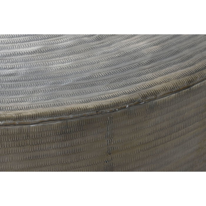 DKD Home Decor Mesa de Centro Moderna Dorado Aluminio 90 x 90 x 40 cm