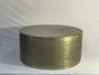 DKD Home Decor Mesa de Centro Moderna Dorado Aluminio 90 x 90 x 40 cm