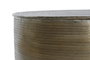 DKD Home Decor Mesa de Centro Moderna Dorado Aluminio 90 x 90 x 40 cm