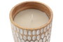 DKD Home Decor Vela de Cera de Soja Mango Grabada