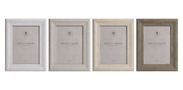 DKD Home Decor Set de 4 Marcos de Fotos 13x18 cm Surtidos, Cristal y PS