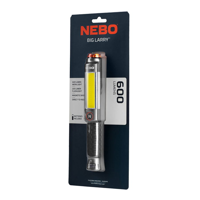 Nebo Big Larry 3 Linterna de trabajo LED con luz COB y roja Nebo Big Larry 3 Linterna de trabajo LED con luz COB y roja
