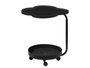 GIFTDECOR Mesa Auxiliar Doble Negra