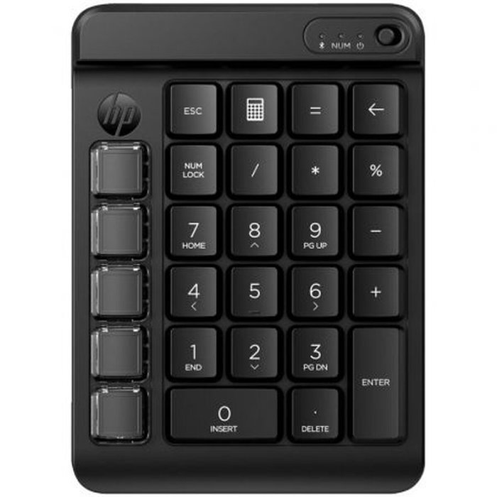 HP Teclado Numérico 435 Programable Inalámbrico Negro HP Teclado Numérico 435 Programable Inalámbrico Negro
