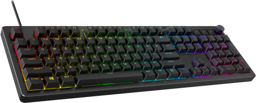 HyperX 7G7A3AA#ABE Teclado Mecánico Gaming HyperX Alloy Rise Personalizable con Interruptores Lineales PBT RGB