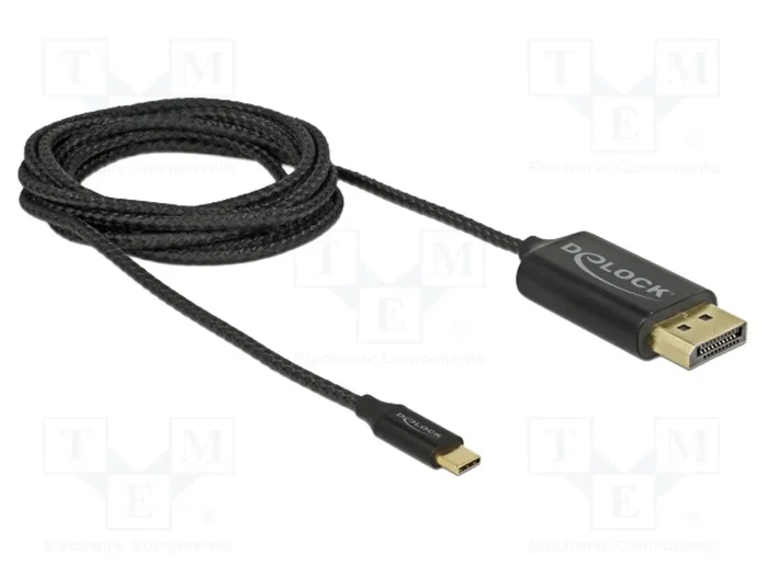 DeLOCK 83710 Cable USB Tipo C a DisplayPort 4K 60 Hz 2 m DeLOCK 83710 Cable USB Tipo C a DisplayPort 4K 60 Hz 2 m