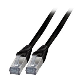 EFB Elektronik Patchkabel RJ45 Cat.6A S/FTP 2m Negro