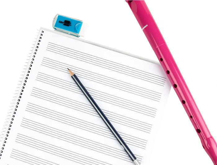 Liderpapel Bloc Música Pentagrama 3mm Folio 20 Hojas 100 g/m²