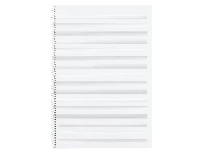 Liderpapel Bloc Música Pentagrama 3mm Folio 20 Hojas 100 g/m²
