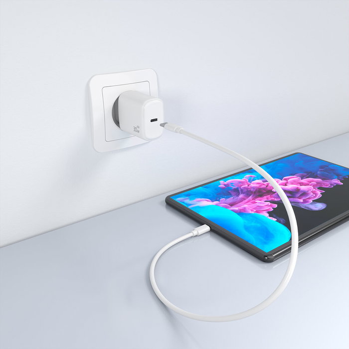 Aisens Cargador de Pared GaN 30W 1xUSB-C PD 3.0 Blanco