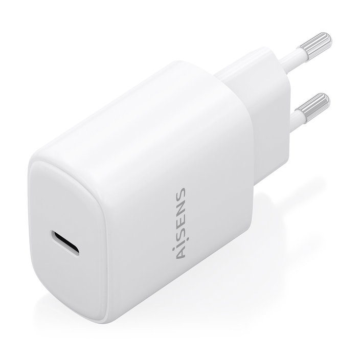 Aisens Cargador de Pared GaN 30W 1xUSB-C PD 3.0 Blanco
