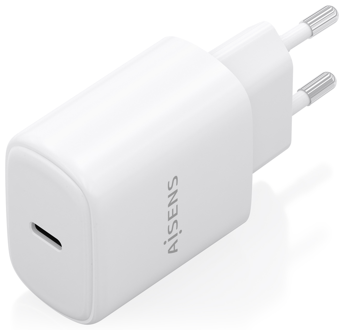 Aisens Cargador de Pared GaN 30W 1xUSB-C PD 3.0 Blanco