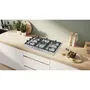 Bosch PGQ7B5K90 Placa de Gas Serie 4, 5 Fuegos, Acero Inoxidable, 52 x 75 x 4.5 cm