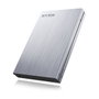 ICY BOX IB-241WP Carcasa para HDD/SSD de 2.5 pulg. con Protección contra Escritura, Antracita/Plata