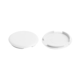 Herrajes ALK Canela 35 Tapa Embellecedor Embutir Ø35mm Acabado Blanco para Muebles