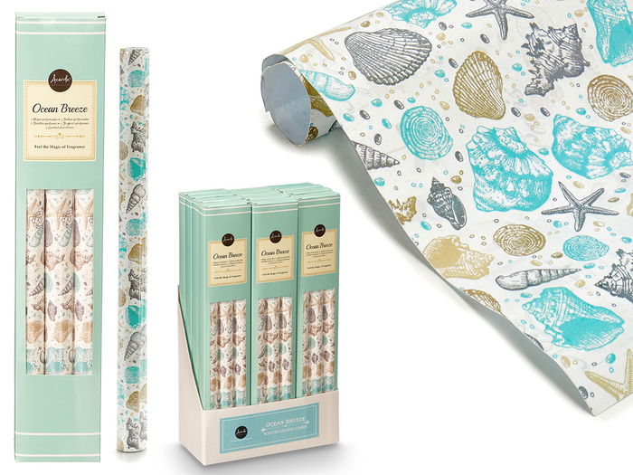 Acorde Set 3 Hojas Perfumadas Oceano 8.3x2.5x43.2 cm (Set de 24) Acorde Set 3 Hojas Perfumadas Oceano 8.3x2.5x43.2 cm (Set de 24)