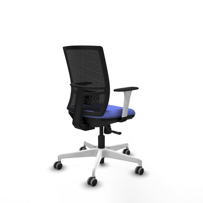 PIQUERAS Y CRESPO Silla de oficina Yunquera con mecanismo Sincro, Azul claro y Negro PIQUERAS Y CRESPO Silla de oficina Yunquera con mecanismo Sincro, Azul claro y Negro