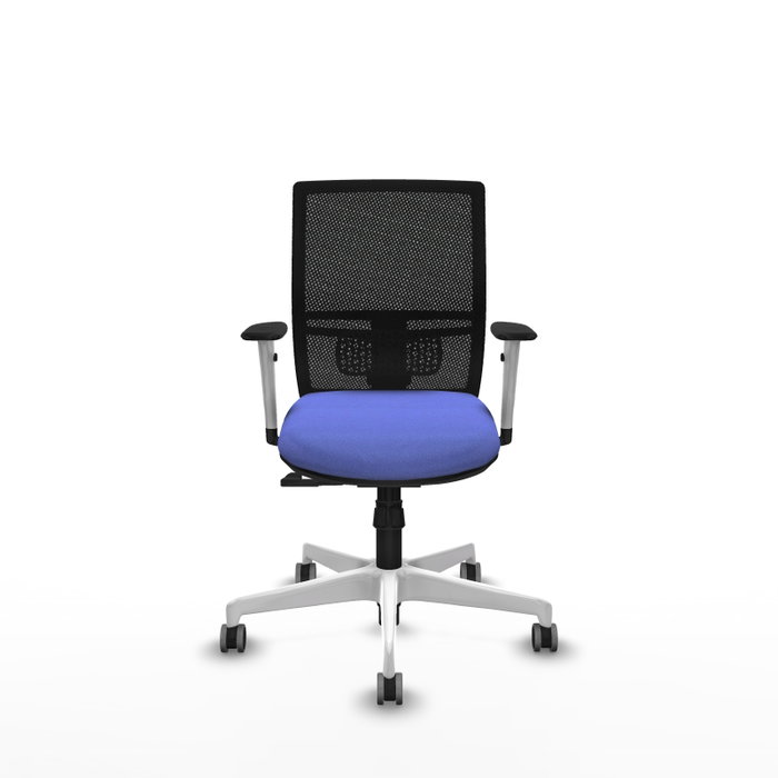 PIQUERAS Y CRESPO Silla de oficina Yunquera con mecanismo Sincro, Azul claro y Negro PIQUERAS Y CRESPO Silla de oficina Yunquera con mecanismo Sincro, Azul claro y Negro