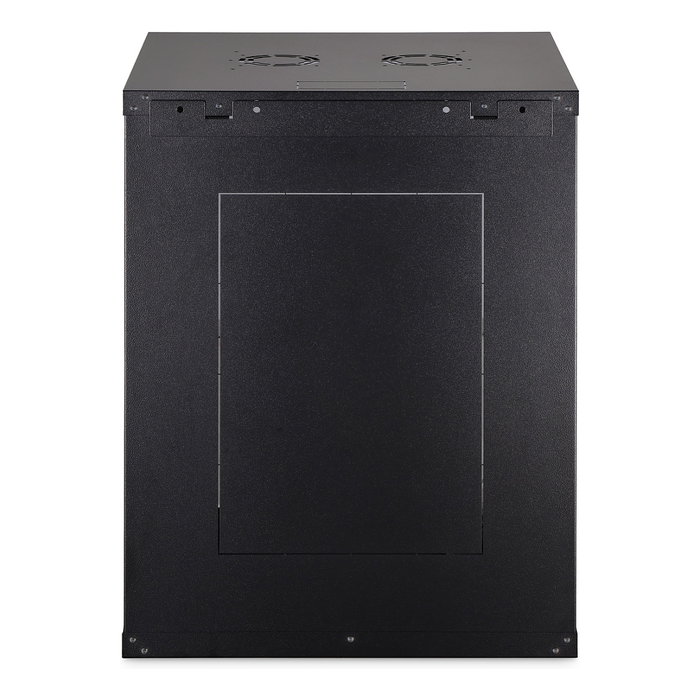 Digitus Bastidor de Pared Rack 16U Dynamic-N - Caja Mural 600x600x785 mm, 60 kg, Puertas de Cristal y Acero, con Rieles, Bloqueo y Gestión de Cables, Negro