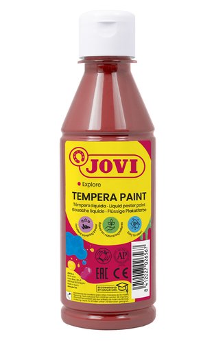 Jovi Témpera Líquida Marrón Botella de 250ml