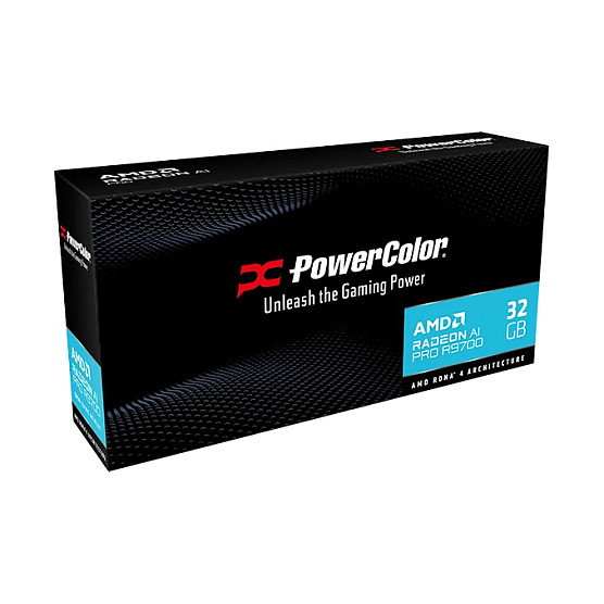 PowerColor AI PRO 9700 32GB GDDR6 256-bit Tarjeta Gráfica PCI Express x16 5.0 Radeon PowerColor AI PRO 9700 32GB GDDR6 256-bit Tarjeta Gráfica PCI Express x16 5.0 Radeon