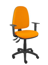 PIQUERAS Y CRESPO Silla de oficina Aýna con mecanismo asincro y brazos 1D, Naranja