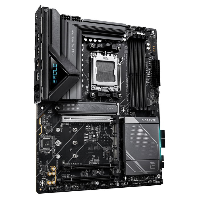 Gigabyte X870E EAGLE X WF7 Placa Base ATX AM5, AMD X870E, Wi-Fi 7, 5 GbE, USB4, 4 Ranuras M.2, VRM 14+2+2 Fases, DDR5 hasta 9000 MHz (OC), Compatible Ryzen 9000/8000/7000 Gigabyte X870E EAGLE X WF7 Placa Base ATX AM5, AMD X870E, Wi-Fi 7, 5 GbE, USB4, 4 Ranuras M.2, VRM 14+2+2 Fases, DDR5 hasta 9000 MHz (OC), Compatible Ryzen 9000/8000/7000