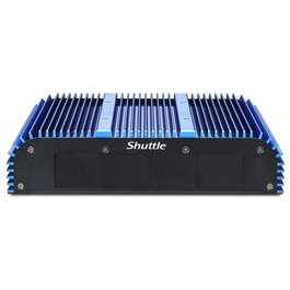 Shuttle BPCAL02 Barebone - Mini PC con Intel Core i5-1235U (12ª Gen), 2x SO-DIMM DDR5 hasta 64GB, 1x M.2 NVMe, Gráficos Intel Iris Xe, 90W, Negro/Azul