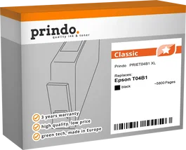 Prindo PRIET04B1 Classic XL Cartucho de tinta negro