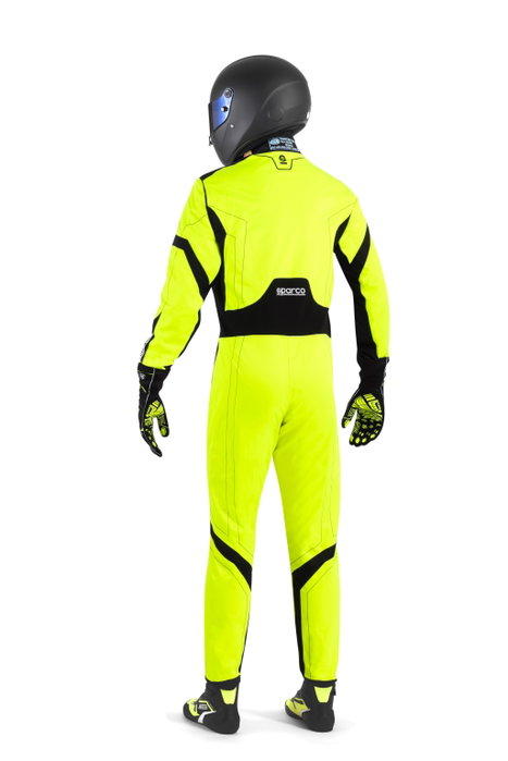 Sparco Traje de Karting K48 Thunder Amarillo/Negro Talla 130