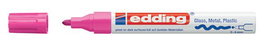 EDDING 750 Marcador Tinta Opaca Permanente Cónico Rosa (Set de 10)