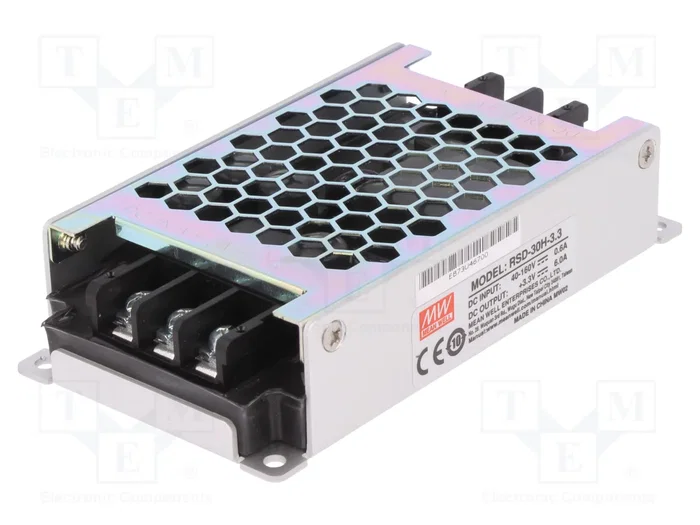 MEAN WELL RSD-30H-3.3 Convertidor DC/DC 3,3V 19,8W MEAN WELL RSD-30H-3.3 Convertidor DC/DC 3,3V 19,8W