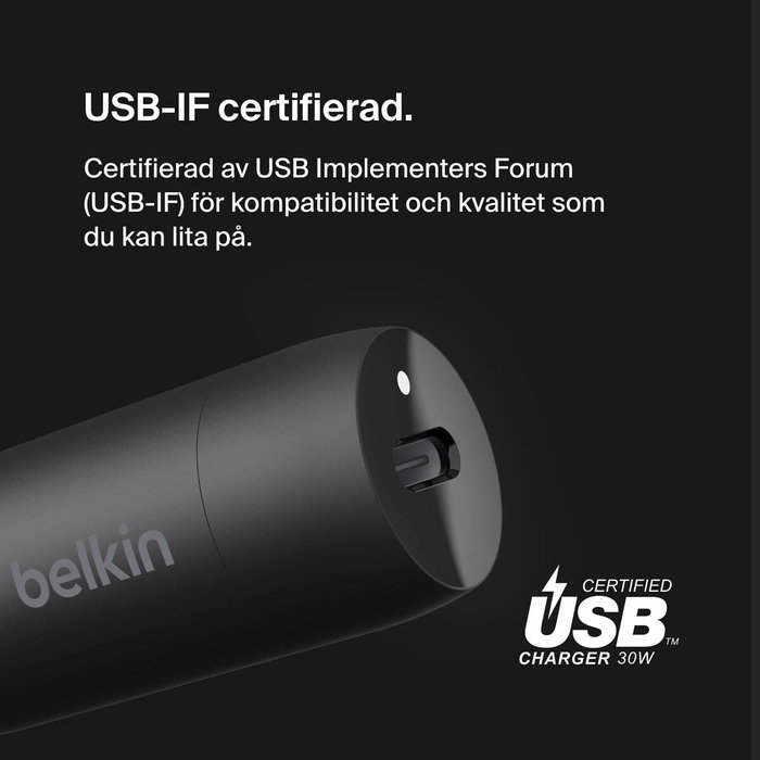 Belkin BoostCharge Cargador de coche USB-C 30W PD PPS Negro CCA004BTBK Belkin BoostCharge Cargador de coche USB-C 30W PD PPS Negro CCA004BTBK