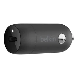 Belkin CCA004btBK - Cargador de Coche USB-C 30W PD PPS, Color Negro, para iPhone y Android