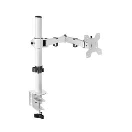 Mars Gaming Soporte Mesa Monitor Vesa Hasta 32" 8kg Articulado Blanco MARM1W