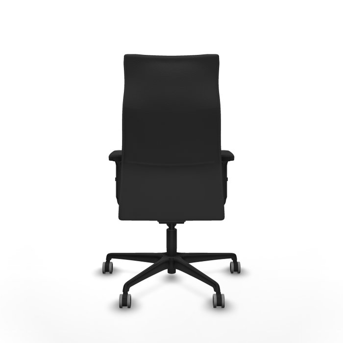 PIQUERAS Y CRESPO Sillón Albacete con mecanismo Sincro, Similpiel Gris oscuro, Brazos 2D