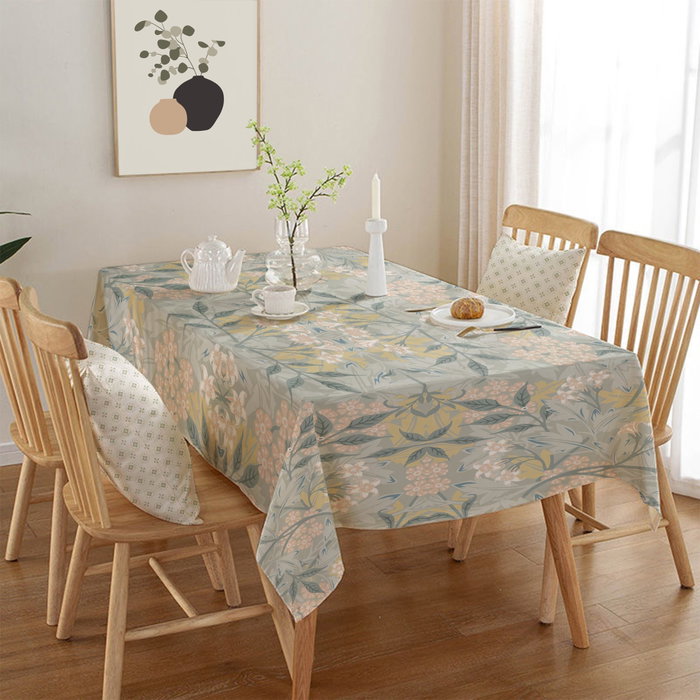 Hermia Mantel Asr-tblclt25 -12 140 x 220 cm, 50% Algodón / 50% Poliéster, Lujosa Mezcla, Suave y Duradera