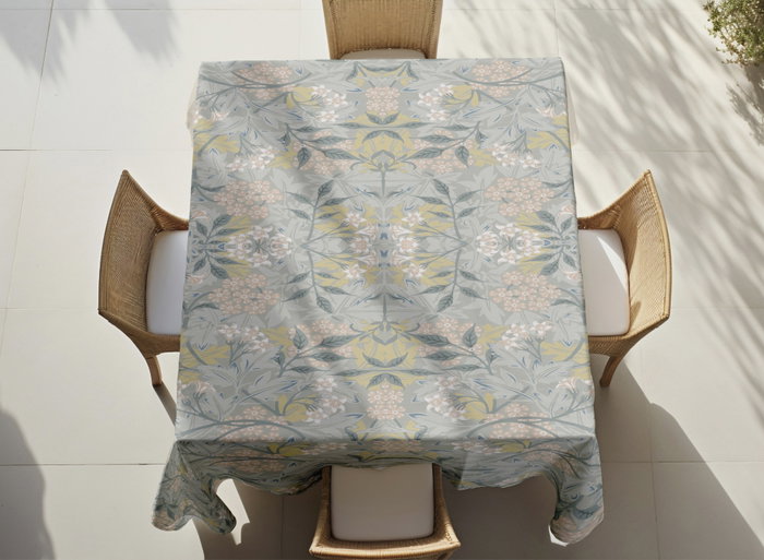 Hermia Mantel Asr-tblclt25 -12 140 x 220 cm, 50% Algodón / 50% Poliéster, Lujosa Mezcla, Suave y Duradera