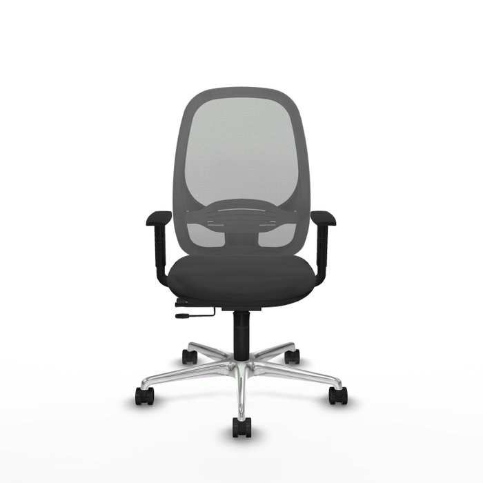 PIQUERAS Y CRESPO Silla de oficina Cilanco Gris con mecanismo Sincro/Traslack