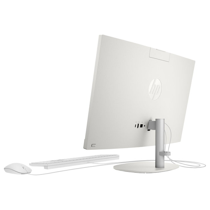 HP - AIO Desktop 24-cr0401 - Ordenador Todo en Uno - AMD Ryzen 5 7520U, 8GB RAM, 512GB SSD, Windows 11 Home, Color Blanco