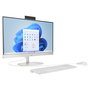 HP - AIO Desktop 24-cr0401 - Ordenador Todo en Uno - AMD Ryzen 5 7520U, 8GB RAM, 512GB SSD, Windows 11 Home, Color Blanco